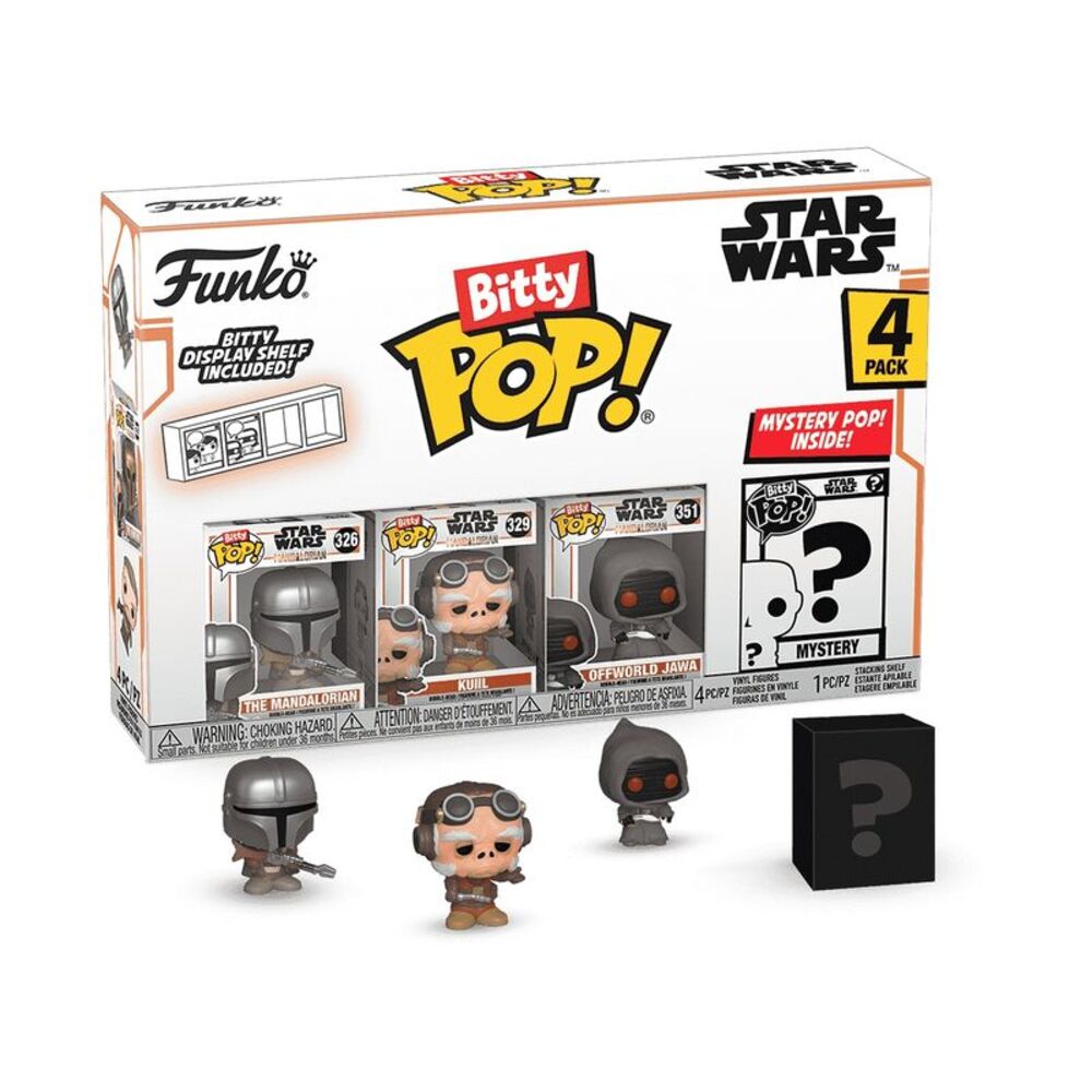 Funko POP! Bitty Star Wars: The Mandalorian, 4-Pack, Series 2